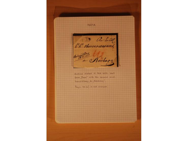 1610/1877, Sammlung Alt-, Vorphila- und Dienstbriefe, dabei 1610, Petition von Thomas Acs, adressiert an König Matthias II (R