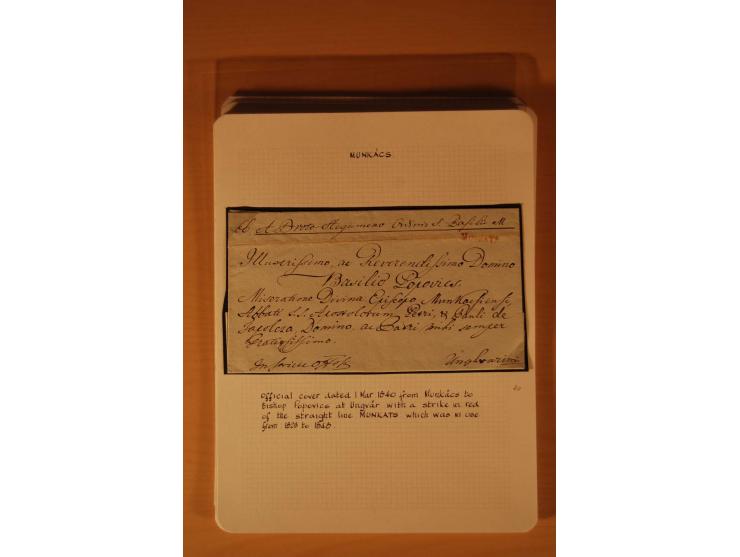 1610/1877, Sammlung Alt-, Vorphila- und Dienstbriefe, dabei 1610, Petition von Thomas Acs, adressiert an König Matthias II (R