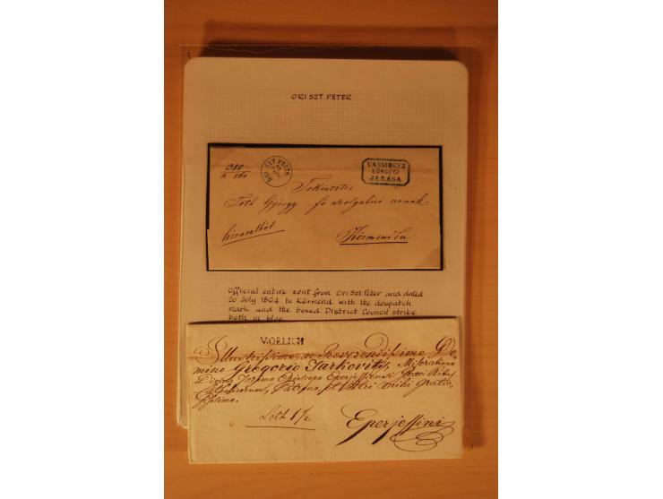 1610/1877, Sammlung Alt-, Vorphila- und Dienstbriefe, dabei 1610, Petition von Thomas Acs, adressiert an König Matthias II (R