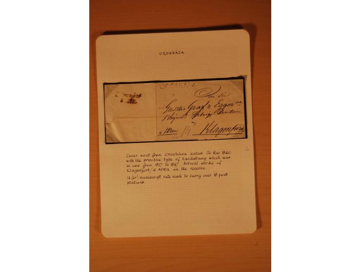 1610/1877, Sammlung Alt-, Vorphila- und Dienstbriefe, dabei 1610, Petition von Thomas Acs, adressiert an König Matthias II (R