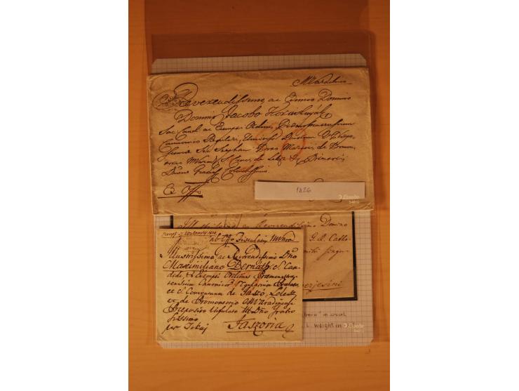 1610/1877, Sammlung Alt-, Vorphila- und Dienstbriefe, dabei 1610, Petition von Thomas Acs, adressiert an König Matthias II (R