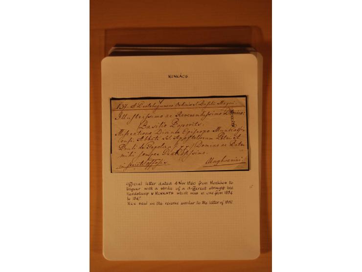 1610/1877, Sammlung Alt-, Vorphila- und Dienstbriefe, dabei 1610, Petition von Thomas Acs, adressiert an König Matthias II (R