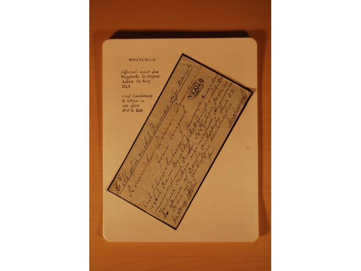 1610/1877, Sammlung Alt-, Vorphila- und Dienstbriefe, dabei 1610, Petition von Thomas Acs, adressiert an König Matthias II (R