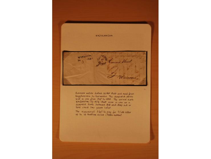 1610/1877, Sammlung Alt-, Vorphila- und Dienstbriefe, dabei 1610, Petition von Thomas Acs, adressiert an König Matthias II (R
