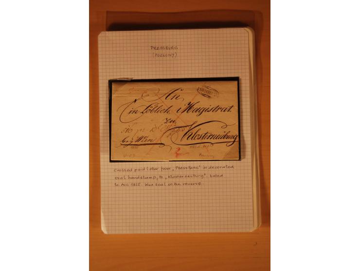 1610/1877, Sammlung Alt-, Vorphila- und Dienstbriefe, dabei 1610, Petition von Thomas Acs, adressiert an König Matthias II (R