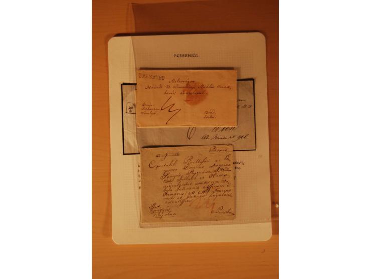 1610/1877, Sammlung Alt-, Vorphila- und Dienstbriefe, dabei 1610, Petition von Thomas Acs, adressiert an König Matthias II (R