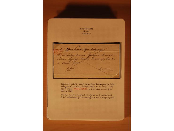 1610/1877, Sammlung Alt-, Vorphila- und Dienstbriefe, dabei 1610, Petition von Thomas Acs, adressiert an König Matthias II (R