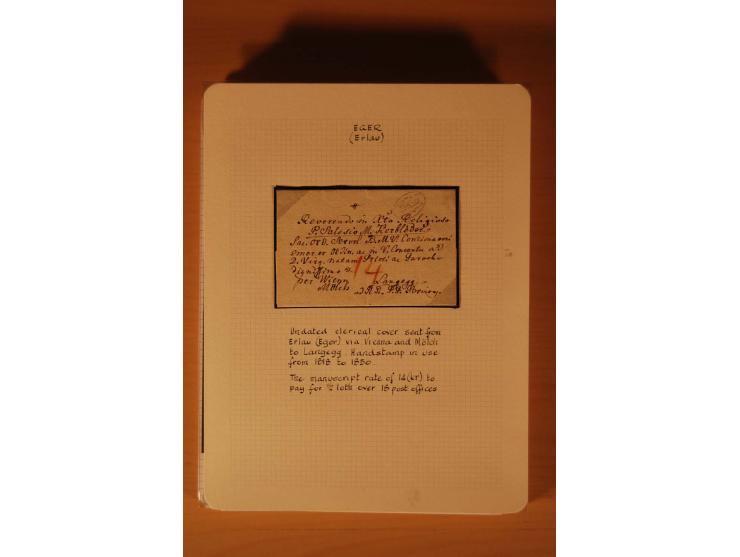 1610/1877, Sammlung Alt-, Vorphila- und Dienstbriefe, dabei 1610, Petition von Thomas Acs, adressiert an König Matthias II (R