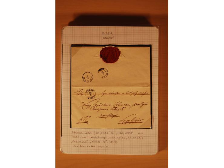 1610/1877, Sammlung Alt-, Vorphila- und Dienstbriefe, dabei 1610, Petition von Thomas Acs, adressiert an König Matthias II (R