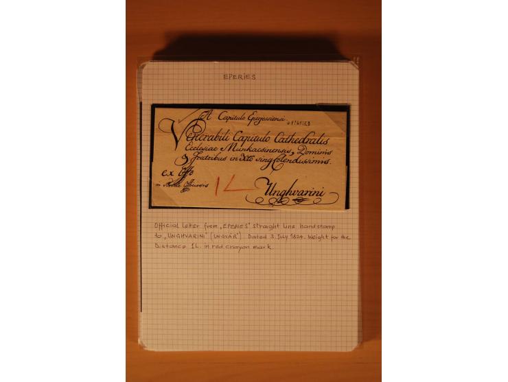 1610/1877, Sammlung Alt-, Vorphila- und Dienstbriefe, dabei 1610, Petition von Thomas Acs, adressiert an König Matthias II (R