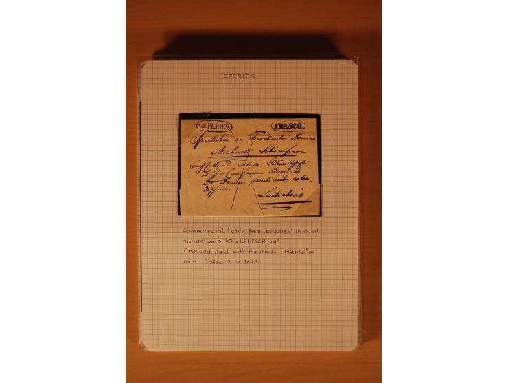 1610/1877, Sammlung Alt-, Vorphila- und Dienstbriefe, dabei 1610, Petition von Thomas Acs, adressiert an König Matthias II (R