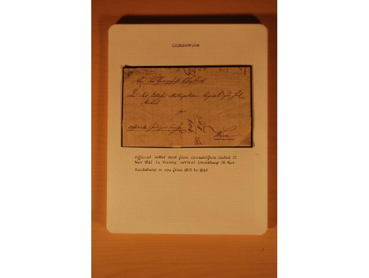 1610/1877, Sammlung Alt-, Vorphila- und Dienstbriefe, dabei 1610, Petition von Thomas Acs, adressiert an König Matthias II (R