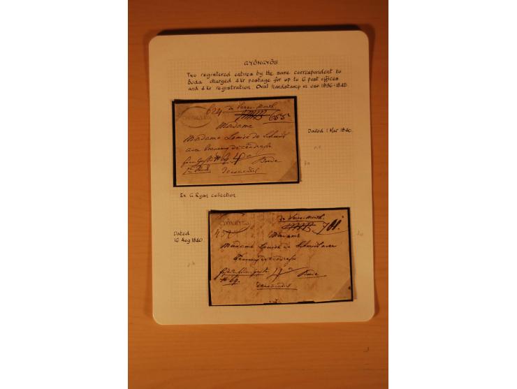 1610/1877, Sammlung Alt-, Vorphila- und Dienstbriefe, dabei 1610, Petition von Thomas Acs, adressiert an König Matthias II (R