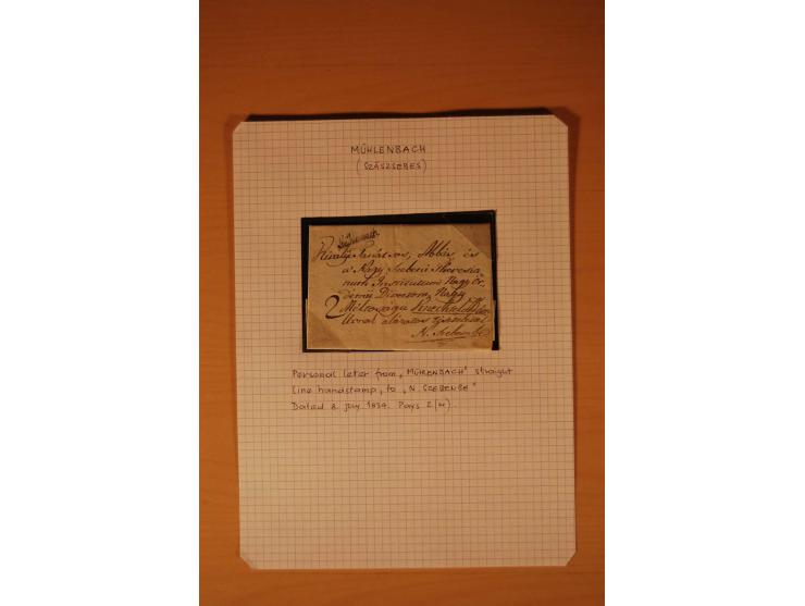 1610/1877, Sammlung Alt-, Vorphila- und Dienstbriefe, dabei 1610, Petition von Thomas Acs, adressiert an König Matthias II (R