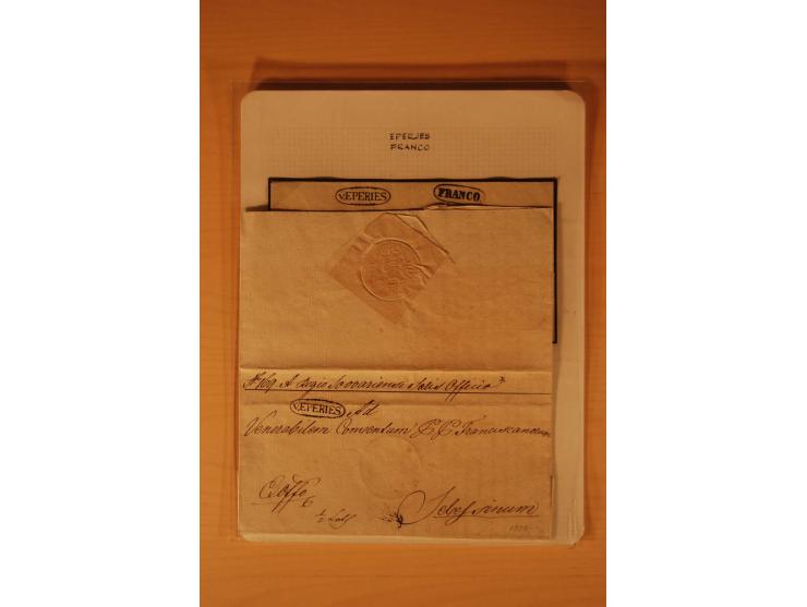 1610/1877, Sammlung Alt-, Vorphila- und Dienstbriefe, dabei 1610, Petition von Thomas Acs, adressiert an König Matthias II (R