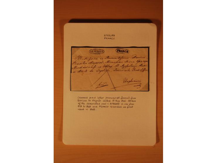 1610/1877, Sammlung Alt-, Vorphila- und Dienstbriefe, dabei 1610, Petition von Thomas Acs, adressiert an König Matthias II (R