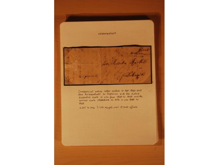 1610/1877, Sammlung Alt-, Vorphila- und Dienstbriefe, dabei 1610, Petition von Thomas Acs, adressiert an König Matthias II (R