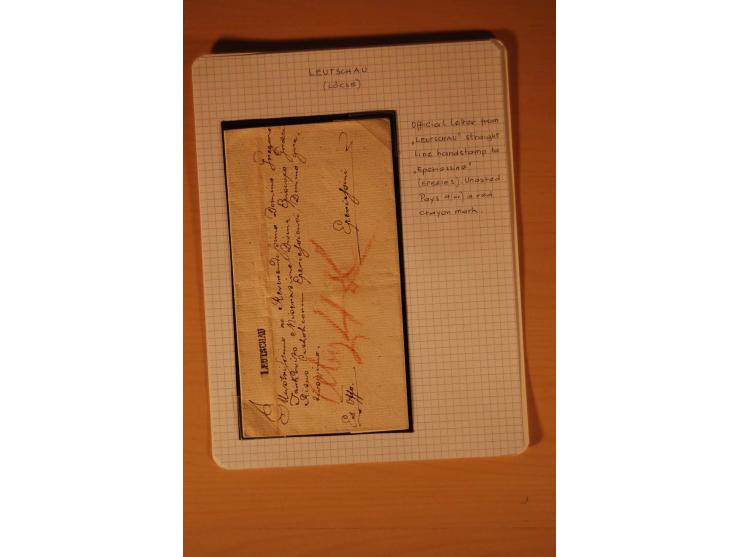 1610/1877, Sammlung Alt-, Vorphila- und Dienstbriefe, dabei 1610, Petition von Thomas Acs, adressiert an König Matthias II (R