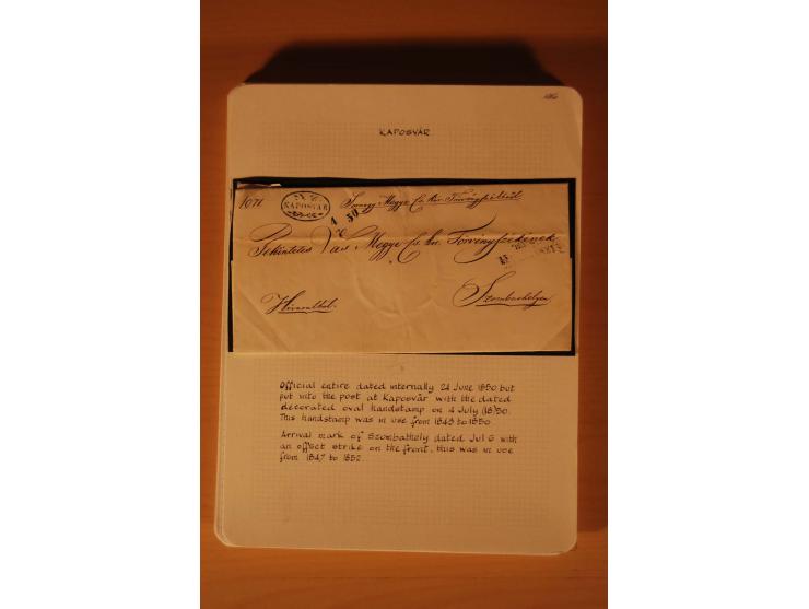 1610/1877, Sammlung Alt-, Vorphila- und Dienstbriefe, dabei 1610, Petition von Thomas Acs, adressiert an König Matthias II (R