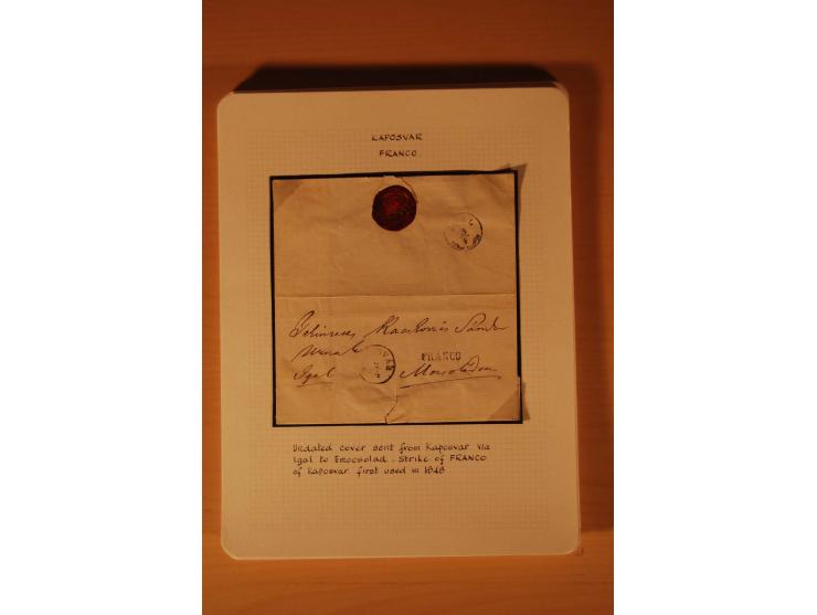 1610/1877, Sammlung Alt-, Vorphila- und Dienstbriefe, dabei 1610, Petition von Thomas Acs, adressiert an König Matthias II (R