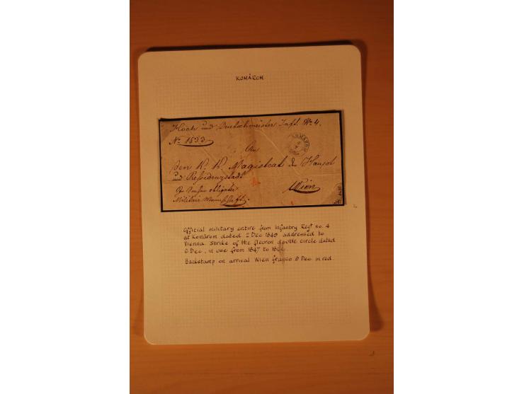 1610/1877, Sammlung Alt-, Vorphila- und Dienstbriefe, dabei 1610, Petition von Thomas Acs, adressiert an König Matthias II (R