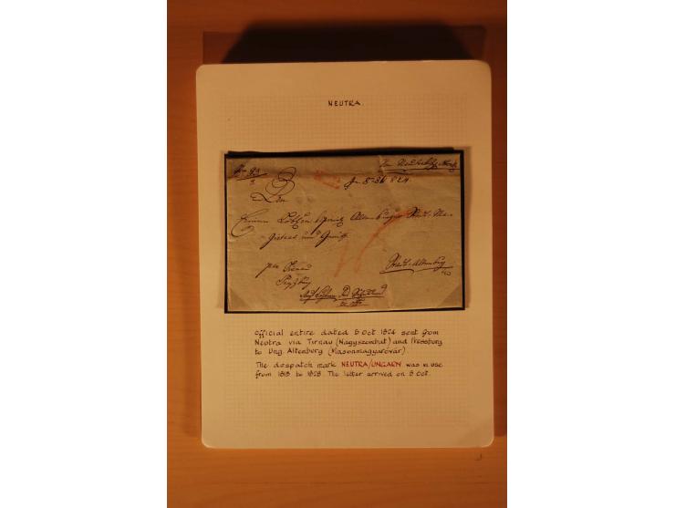 1610/1877, Sammlung Alt-, Vorphila- und Dienstbriefe, dabei 1610, Petition von Thomas Acs, adressiert an König Matthias II (R