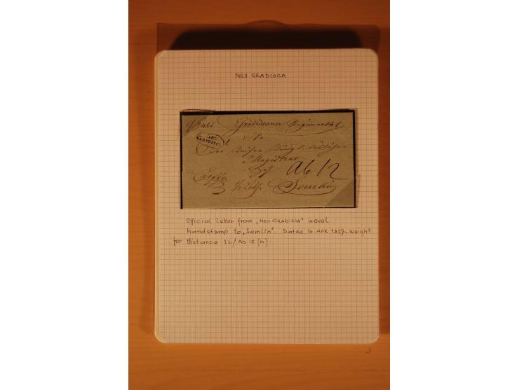 1610/1877, Sammlung Alt-, Vorphila- und Dienstbriefe, dabei 1610, Petition von Thomas Acs, adressiert an König Matthias II (R