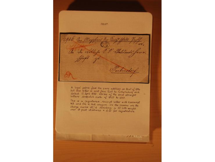 1610/1877, Sammlung Alt-, Vorphila- und Dienstbriefe, dabei 1610, Petition von Thomas Acs, adressiert an König Matthias II (R