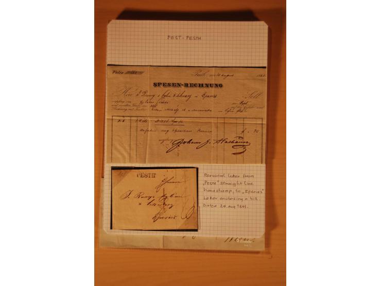 1610/1877, Sammlung Alt-, Vorphila- und Dienstbriefe, dabei 1610, Petition von Thomas Acs, adressiert an König Matthias II (R