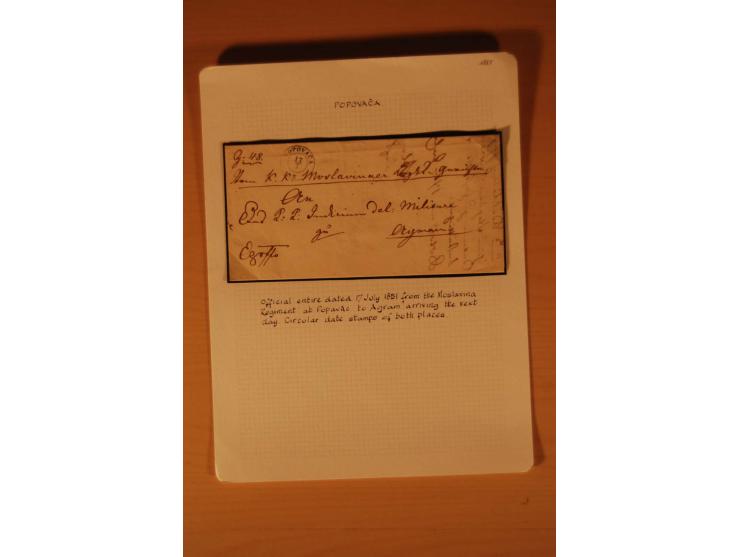 1610/1877, Sammlung Alt-, Vorphila- und Dienstbriefe, dabei 1610, Petition von Thomas Acs, adressiert an König Matthias II (R