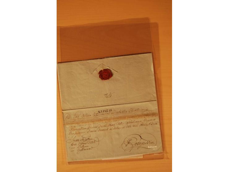 1610/1877, Sammlung Alt-, Vorphila- und Dienstbriefe, dabei 1610, Petition von Thomas Acs, adressiert an König Matthias II (R