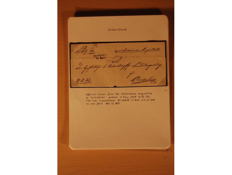1610/1877, Sammlung Alt-, Vorphila- und Dienstbriefe, dabei 1610, Petition von Thomas Acs, adressiert an König Matthias II (R