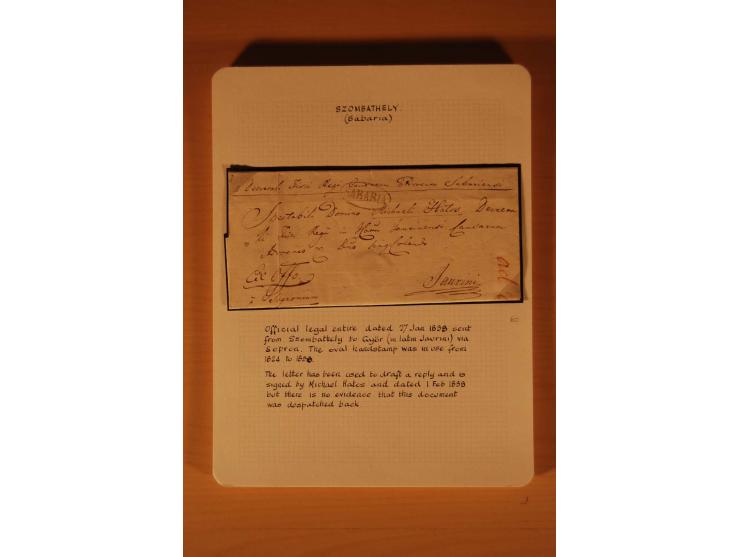 1610/1877, Sammlung Alt-, Vorphila- und Dienstbriefe, dabei 1610, Petition von Thomas Acs, adressiert an König Matthias II (R