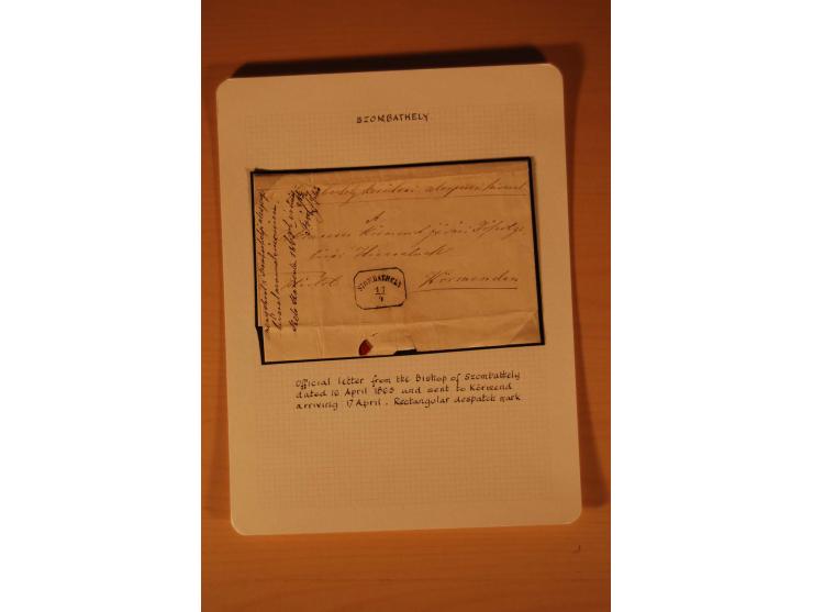 1610/1877, Sammlung Alt-, Vorphila- und Dienstbriefe, dabei 1610, Petition von Thomas Acs, adressiert an König Matthias II (R