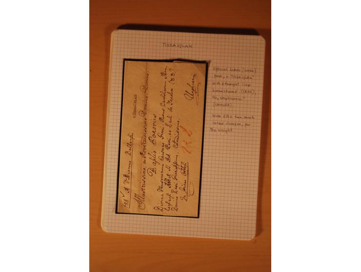 1610/1877, Sammlung Alt-, Vorphila- und Dienstbriefe, dabei 1610, Petition von Thomas Acs, adressiert an König Matthias II (R