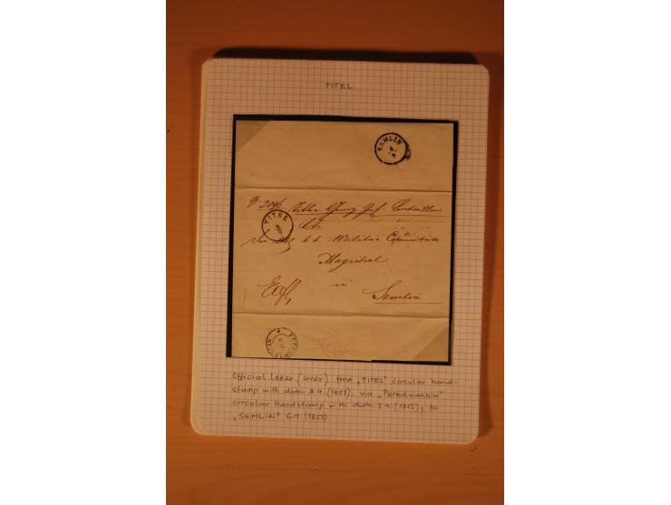 1610/1877, Sammlung Alt-, Vorphila- und Dienstbriefe, dabei 1610, Petition von Thomas Acs, adressiert an König Matthias II (R