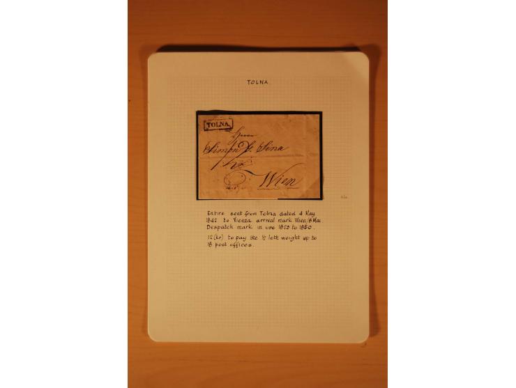 1610/1877, Sammlung Alt-, Vorphila- und Dienstbriefe, dabei 1610, Petition von Thomas Acs, adressiert an König Matthias II (R
