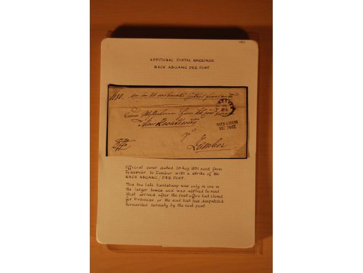 1610/1877, Sammlung Alt-, Vorphila- und Dienstbriefe, dabei 1610, Petition von Thomas Acs, adressiert an König Matthias II (R