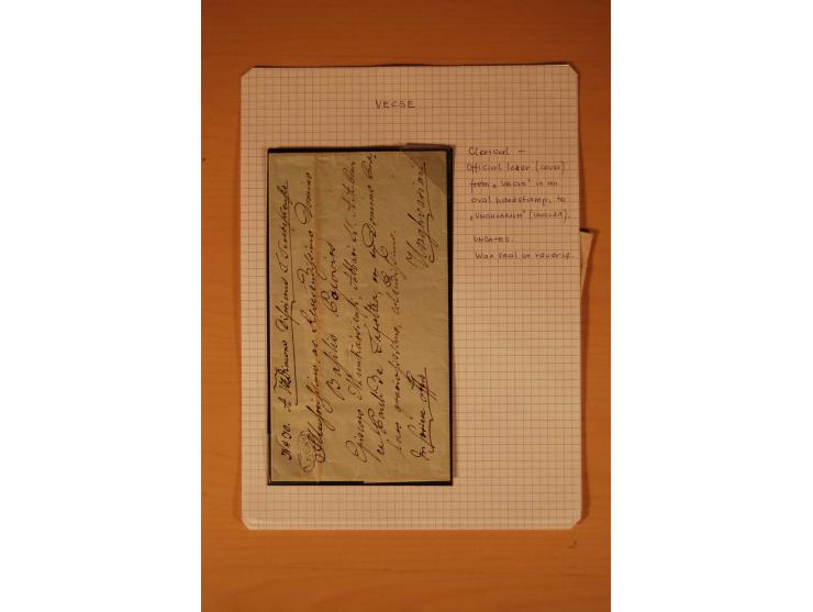 1610/1877, Sammlung Alt-, Vorphila- und Dienstbriefe, dabei 1610, Petition von Thomas Acs, adressiert an König Matthias II (R
