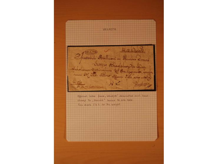 1610/1877, Sammlung Alt-, Vorphila- und Dienstbriefe, dabei 1610, Petition von Thomas Acs, adressiert an König Matthias II (R