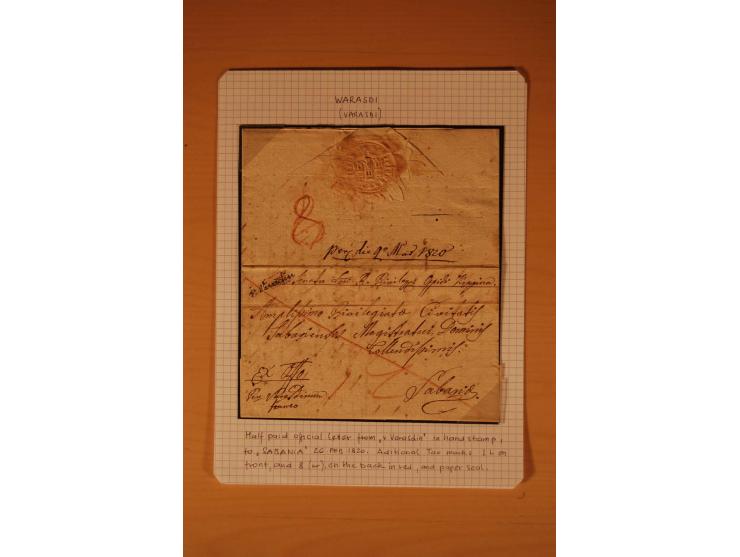 1610/1877, Sammlung Alt-, Vorphila- und Dienstbriefe, dabei 1610, Petition von Thomas Acs, adressiert an König Matthias II (R