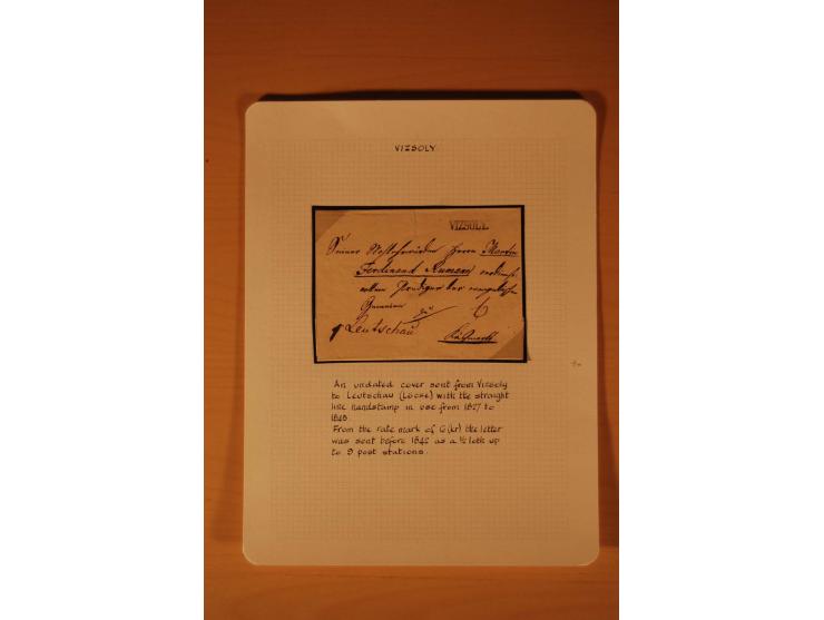 1610/1877, Sammlung Alt-, Vorphila- und Dienstbriefe, dabei 1610, Petition von Thomas Acs, adressiert an König Matthias II (R