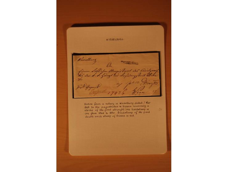 1610/1877, Sammlung Alt-, Vorphila- und Dienstbriefe, dabei 1610, Petition von Thomas Acs, adressiert an König Matthias II (R