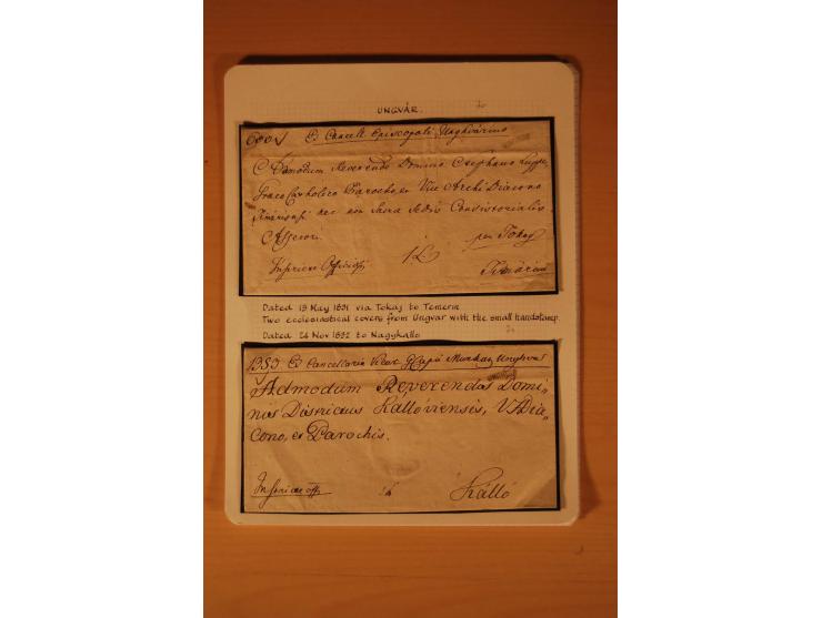 1610/1877, Sammlung Alt-, Vorphila- und Dienstbriefe, dabei 1610, Petition von Thomas Acs, adressiert an König Matthias II (R