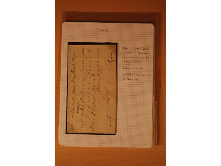1610/1877, Sammlung Alt-, Vorphila- und Dienstbriefe, dabei 1610, Petition von Thomas Acs, adressiert an König Matthias II (R