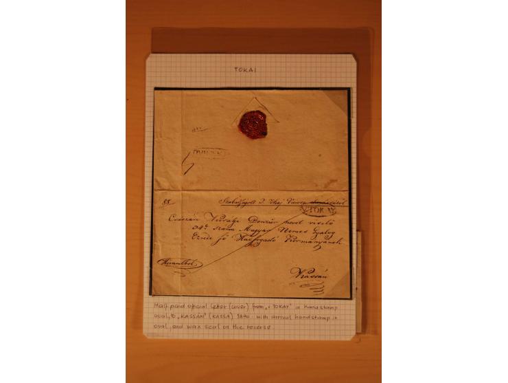 1610/1877, Sammlung Alt-, Vorphila- und Dienstbriefe, dabei 1610, Petition von Thomas Acs, adressiert an König Matthias II (R