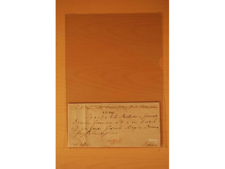 1610/1877, Sammlung Alt-, Vorphila- und Dienstbriefe, dabei 1610, Petition von Thomas Acs, adressiert an König Matthias II (R