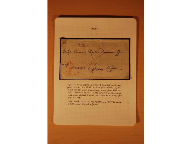 1610/1877, Sammlung Alt-, Vorphila- und Dienstbriefe, dabei 1610, Petition von Thomas Acs, adressiert an König Matthias II (R