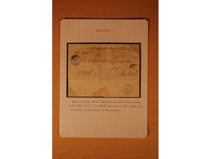 1610/1877, Sammlung Alt-, Vorphila- und Dienstbriefe, dabei 1610, Petition von Thomas Acs, adressiert an König Matthias II (R