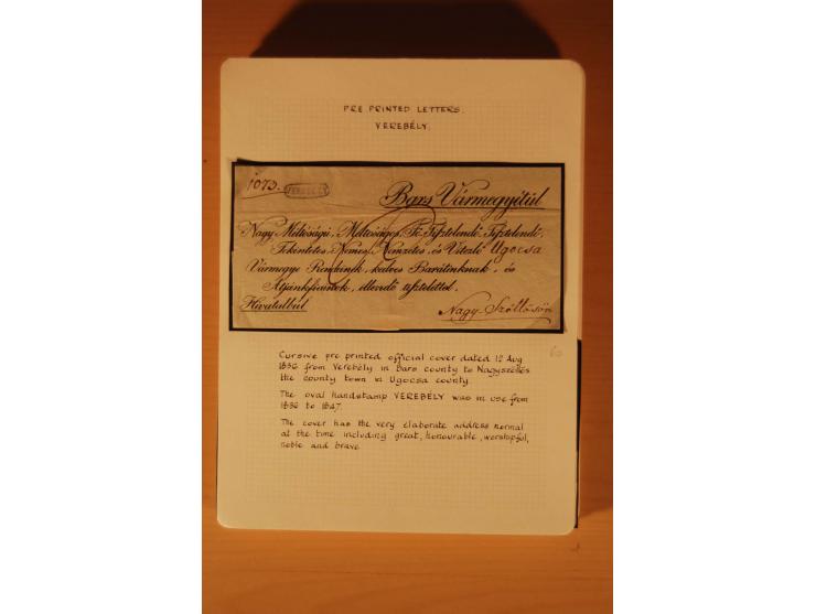 1610/1877, Sammlung Alt-, Vorphila- und Dienstbriefe, dabei 1610, Petition von Thomas Acs, adressiert an König Matthias II (R